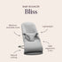 BabyBjörn Baby Bouncers BLISS Woven, Classic Quilt, Anthracite (EX DISPLAY)